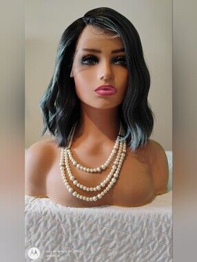Outre Jenna HD Transparent Lace Front Wig - DRFF Hazy Blue